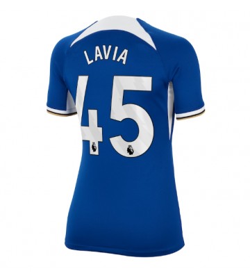 Chelsea Romeo Lavia #45 Hjemmebanetrøje Dame 2023-24 Kort ærmer